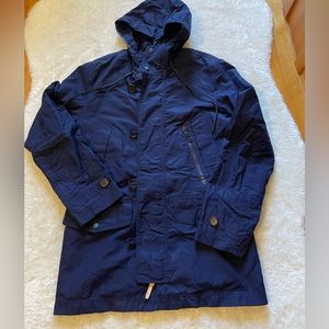 Ladies Cole Haan small dark blue winter coat NWOT